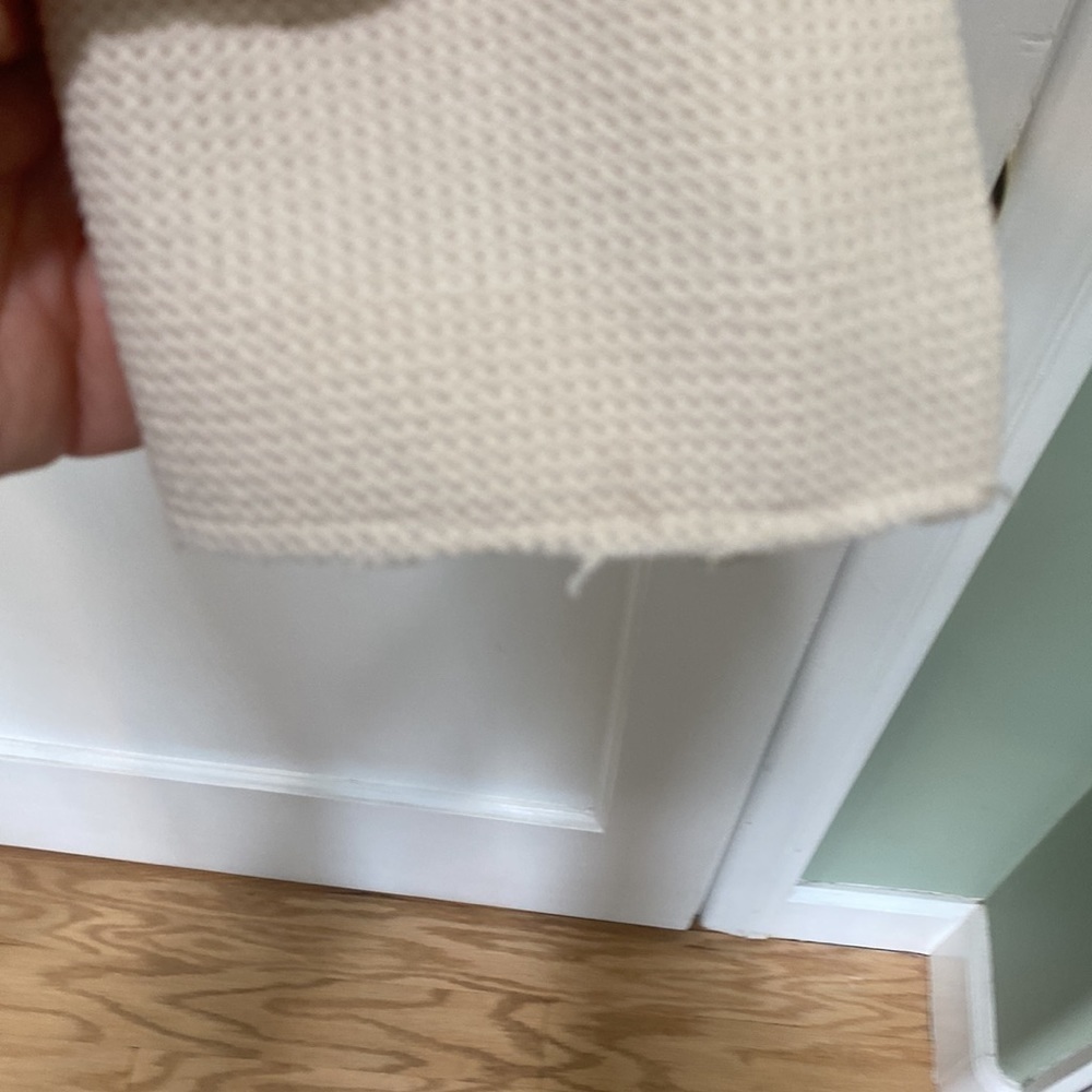 Zara blazer jacket in waffle-texture stretch knit large - Picture 6 of 8